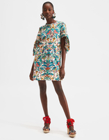 LaDoubleJ Tie Dress LaDoubleJ Tie Dress Tree Of Life Bianco DRE0241JER002TFL0001