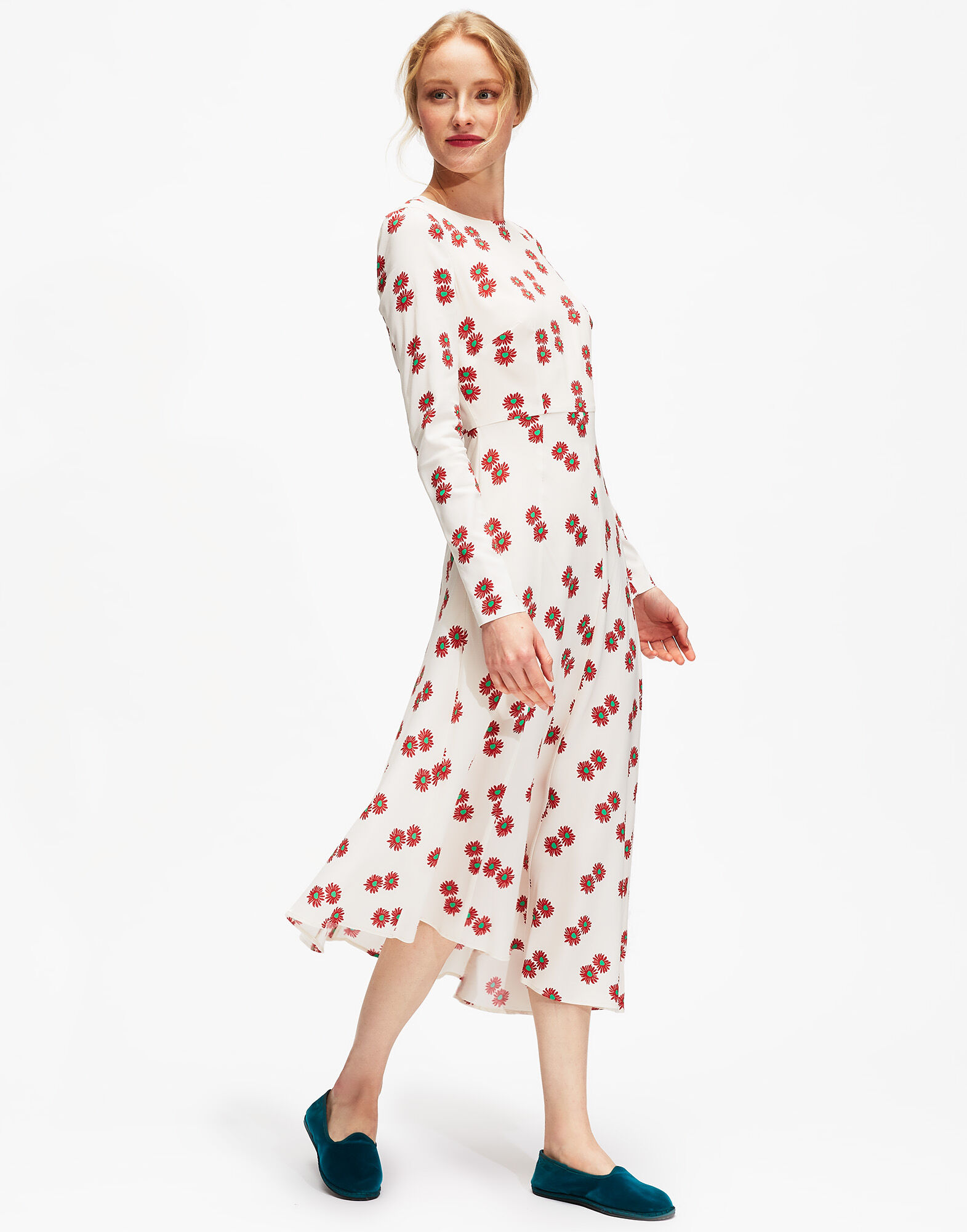 LaDoubleJ Pina Dress Margherita Bianco DRE0087VIS001MRG0003