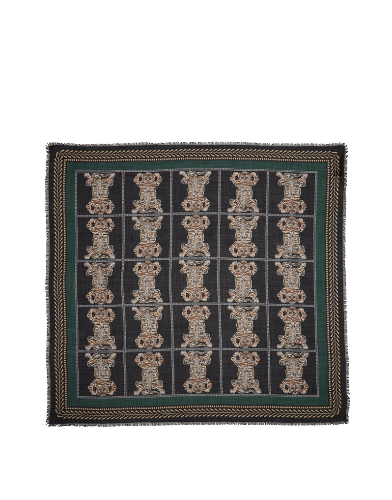 La DoubleJ Shawl (135x135) La DoubleJ Shawl (135x135) Tiger Tiles SCA0026SIL011TIG0005