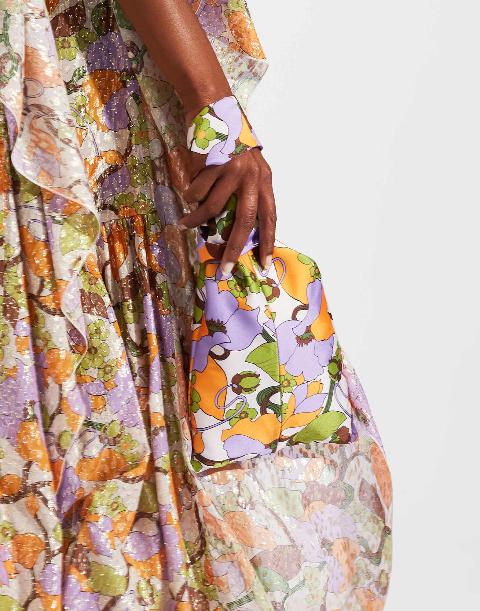 La DoubleJ Reversible Knot Bag Vines Bianco BAG0037FOD001VIN0002