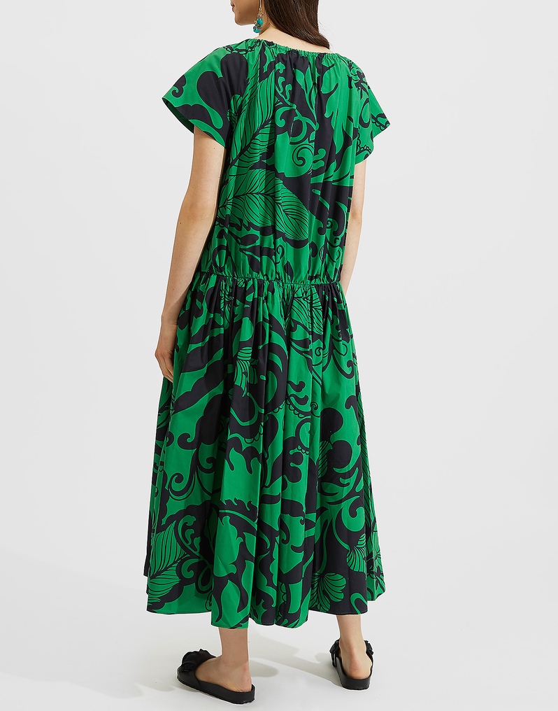 LaDoubleJ Positano Dress LaDoubleJ Positano Dress Marea Verde DRE0149COT001MRE0003