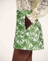 La DoubleJ Short Skirt La DoubleJ Short Skirt Tropicana White SKI0027JCQ112TRC03WH01