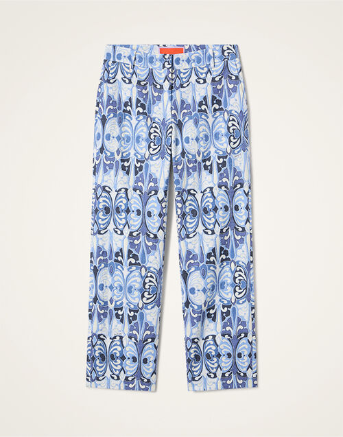 La DoubleJ 24/7 Pants Cocoon Blue TRO0069COT005COC01BU03