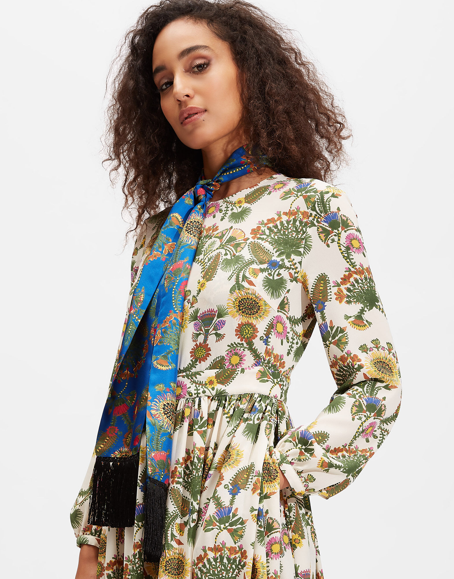 LaDoubleJ Flapper Tight Double Scarf Thistle Blu SCA0015SIL001THI0002