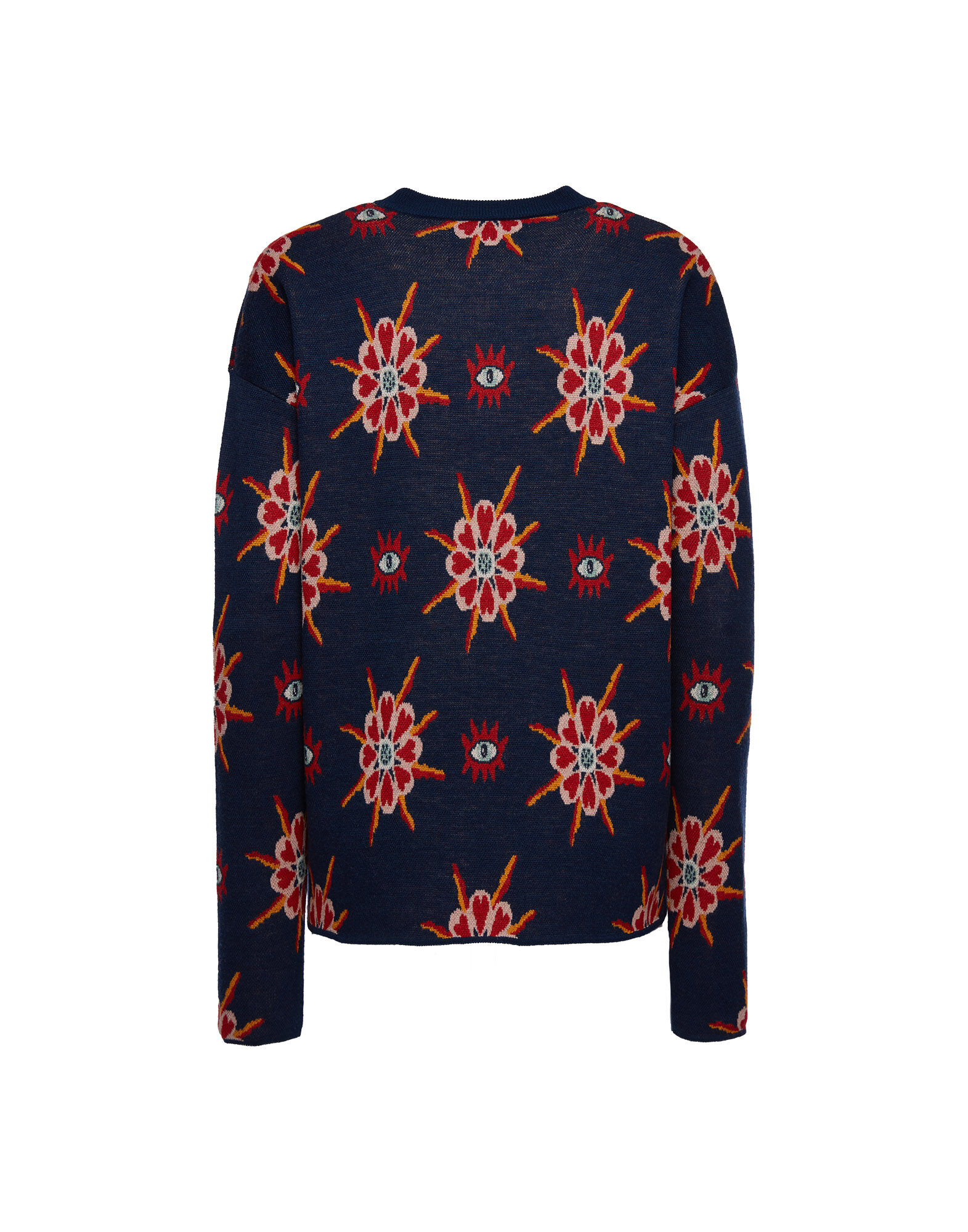 La DoubleJ Jacquard Jumper Occhi Jacquard PUL0088KNI050VAR0090