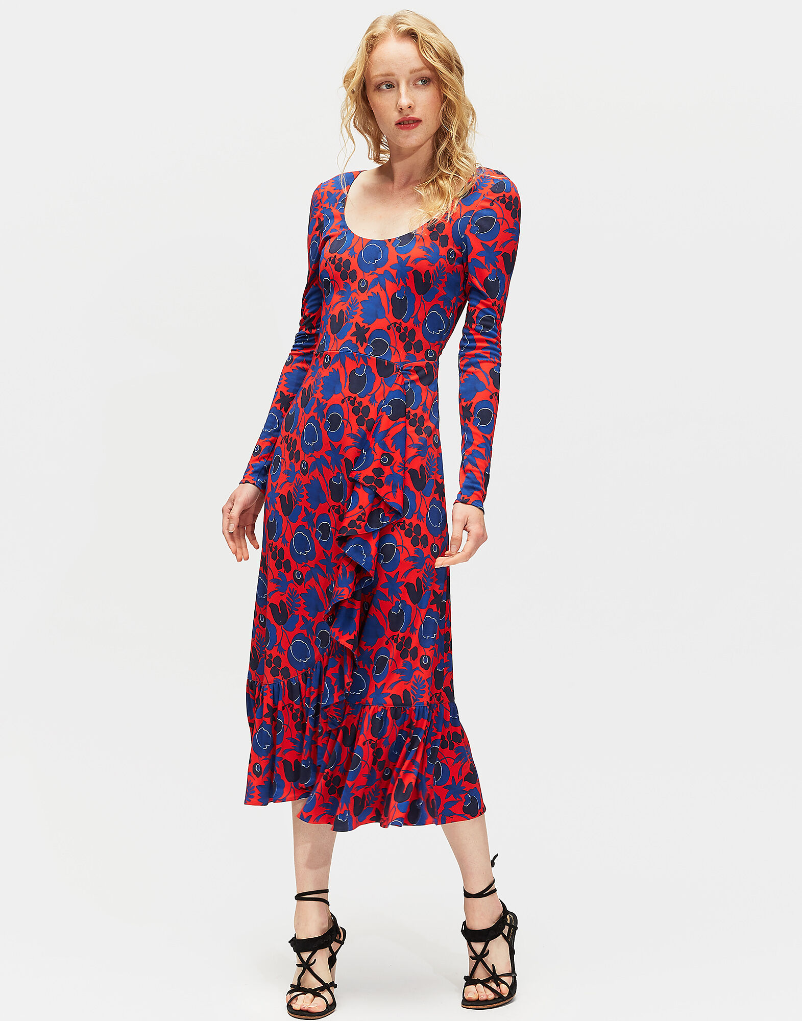 LaDoubleJ Ballerina Dress Wildbird Rosso DRE0099JER004CER0005