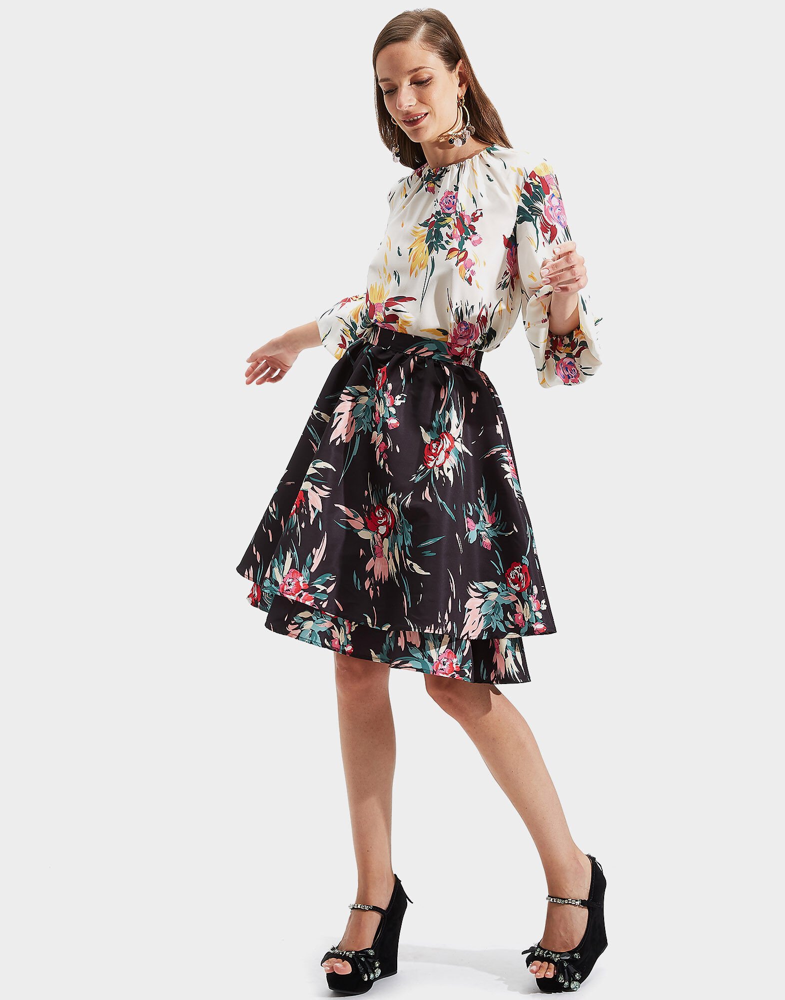 LaDoubleJ Charming Top Breezy Bianco TOP0021CRE001BRZ0003