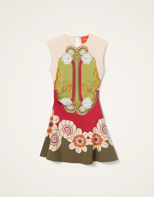 La DoubleJ Lela Mini Dress Ambrosia Plac&eacute;e Green DRE0904JER067AMB03GR02