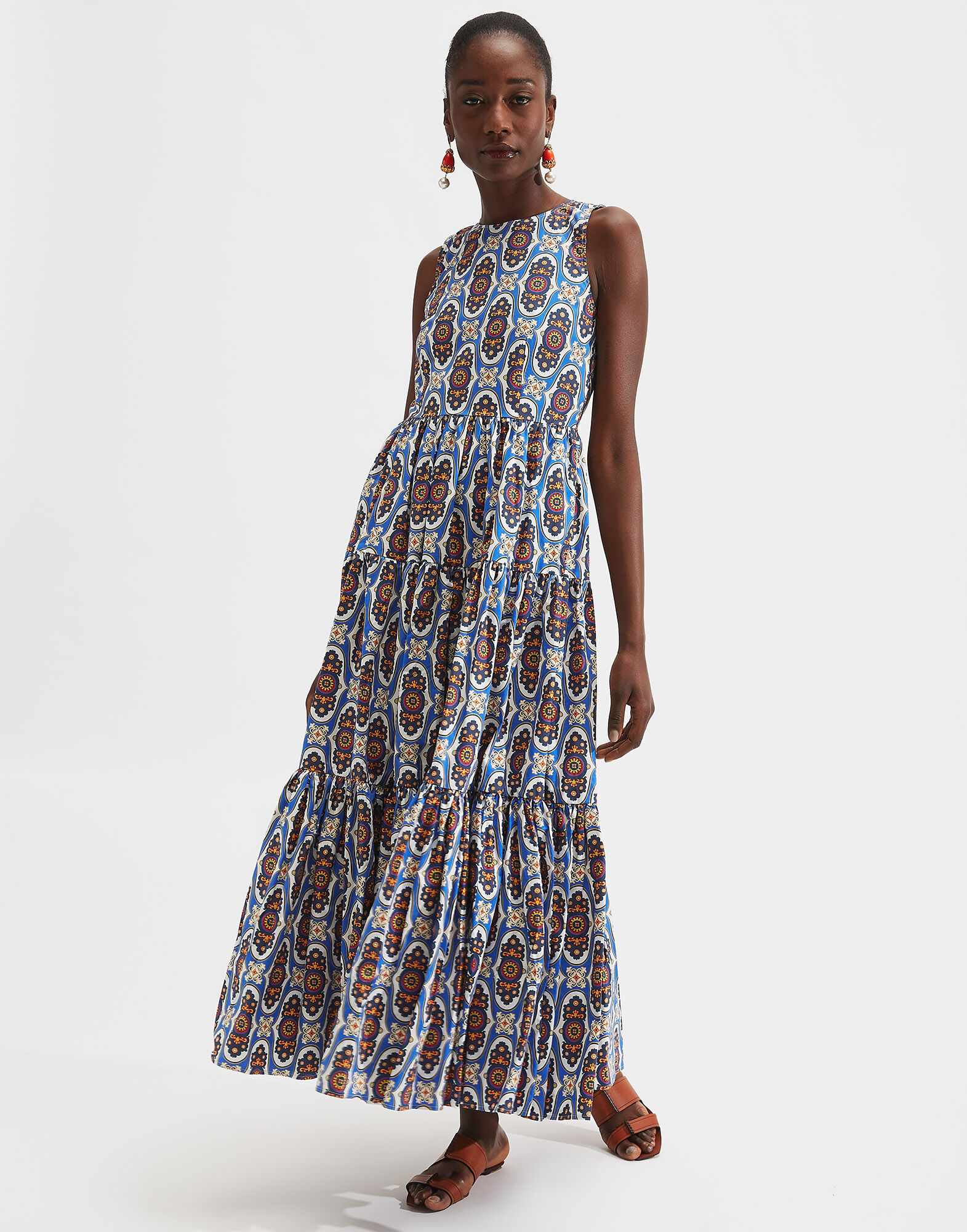 LaDoubleJ Sleeveless Big Dress Amalfi DRE0185COT001AMA0001