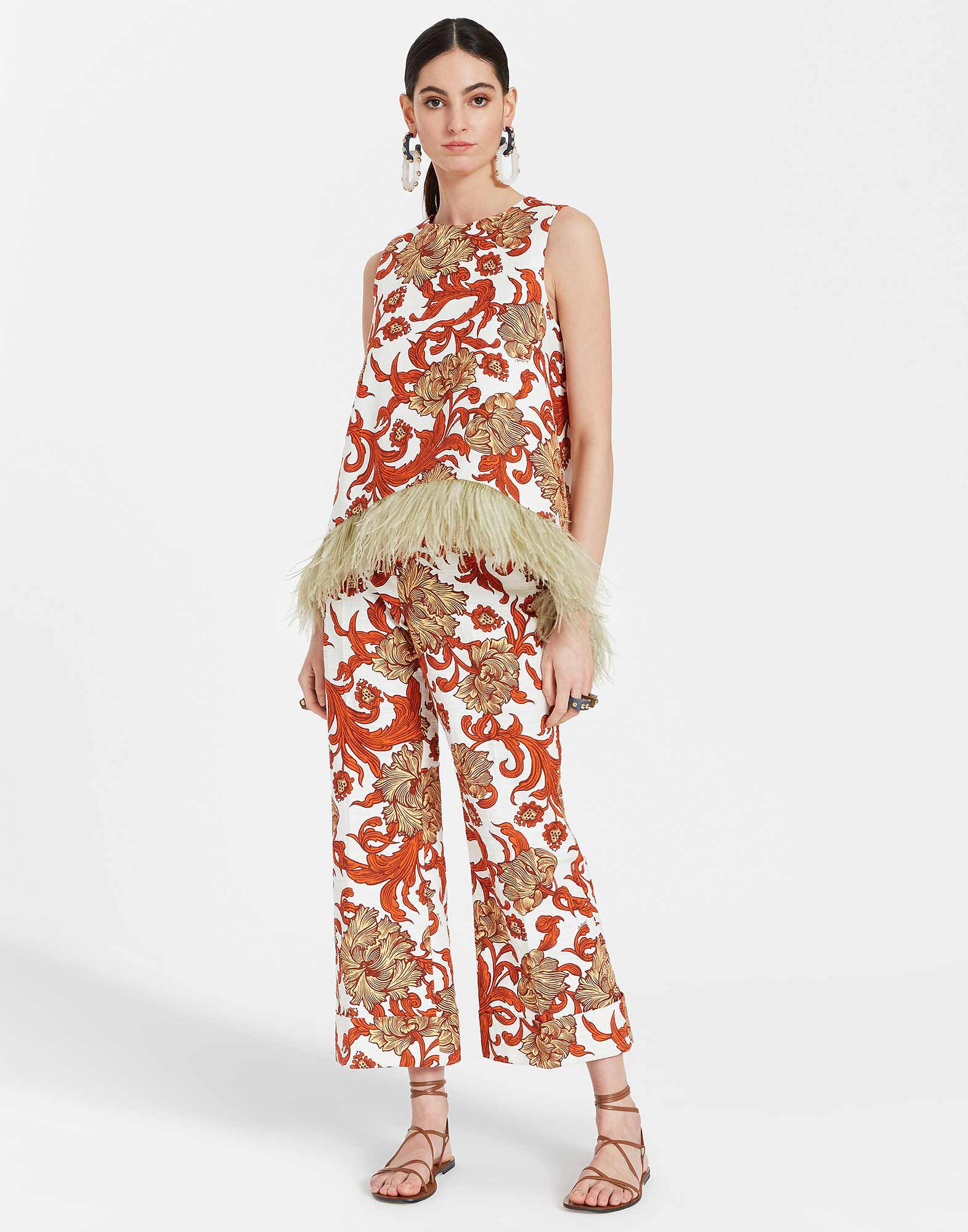 La DoubleJ La Scala Top Reef White TOP0013COT005REE01WH01