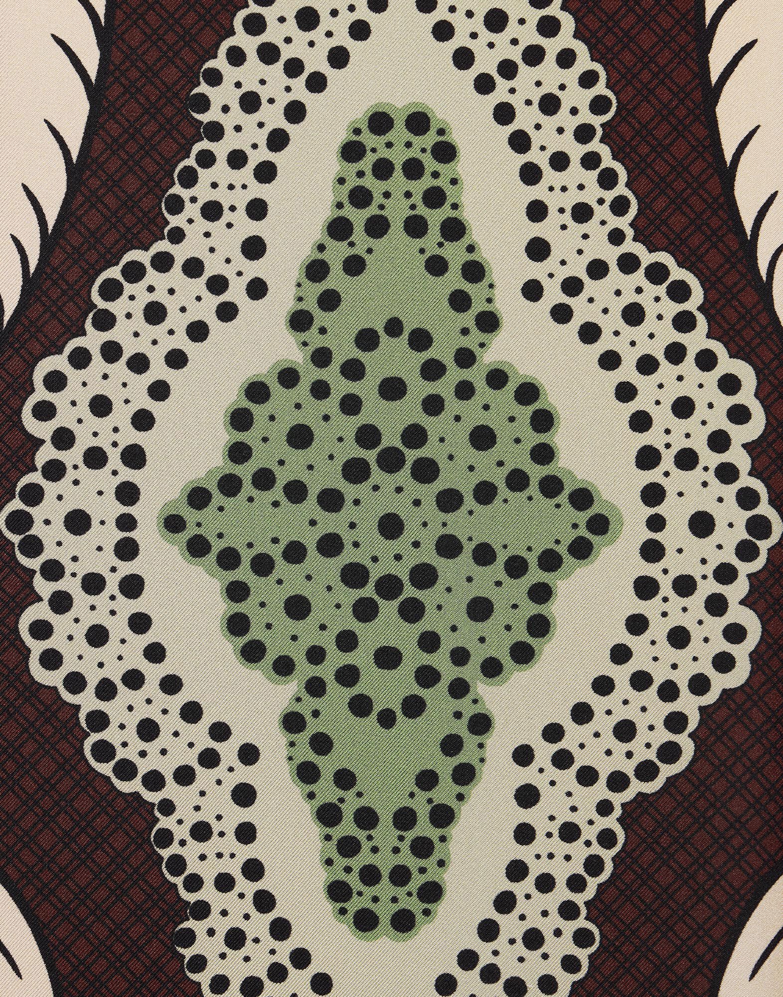 La DoubleJ Swing Dress Portal Plac&eacute;e Brown DRE0128SIL006POR02BR11