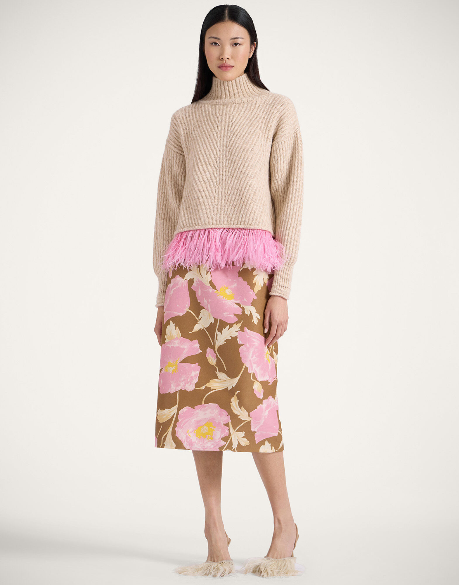 La DoubleJ Pencil Skirt Sylph Khaki SKI0011CAD001SYL01GR07