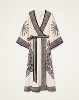 La DoubleJ The Wrap Dress La DoubleJ The Wrap Dress Cobra Placée Grey DRE0734VIS006COB01GY02