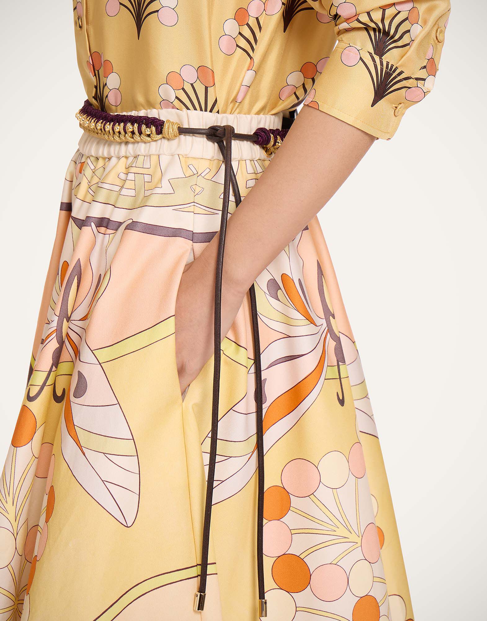 La DoubleJ Ballerina Skirt Florette Plac&eacute;e Pale Pink SKI0199COT094FLO08PI02