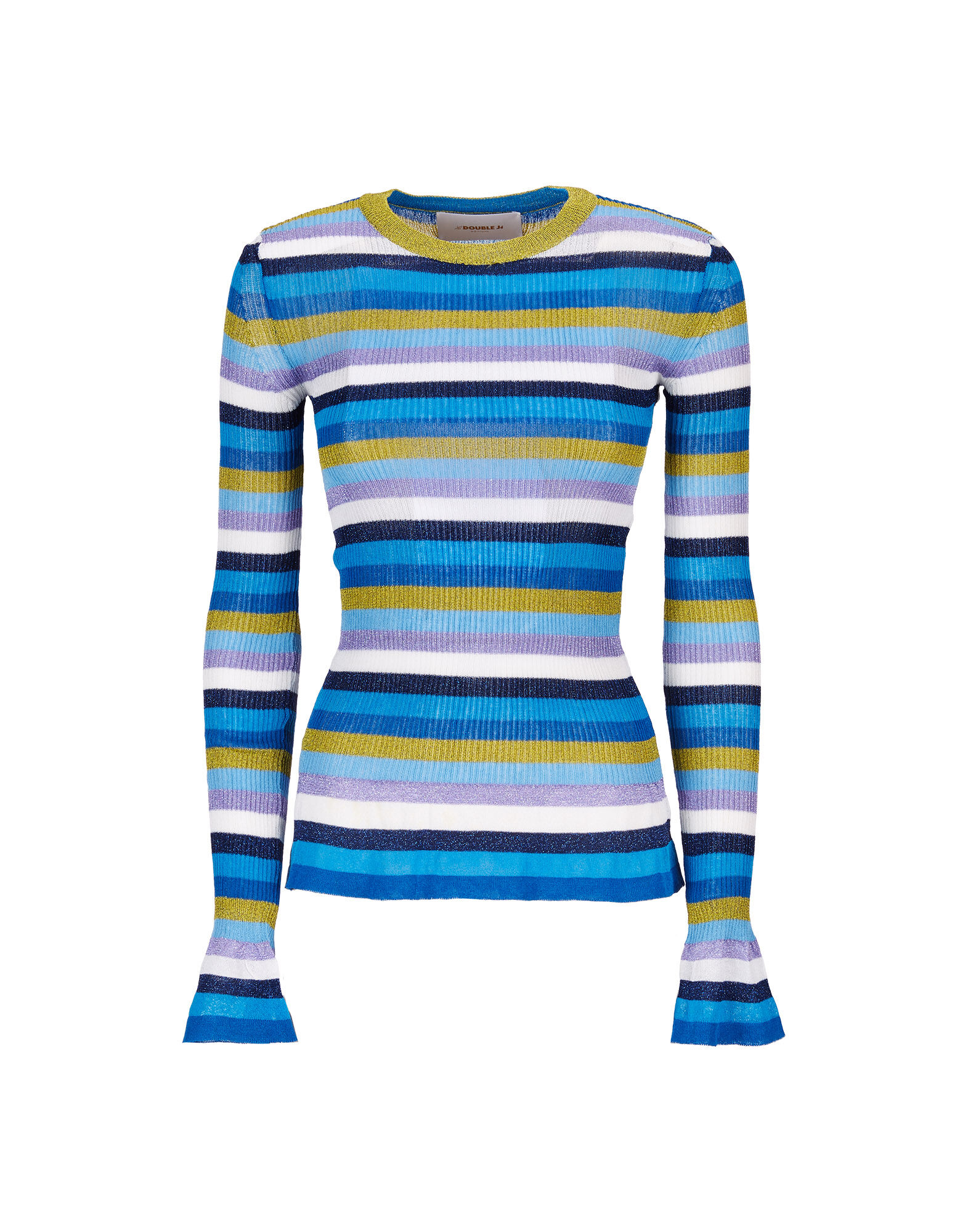 LaDoubleJ Flute Knit Top Multicolor Blu PUL0023KNI018VAR0034