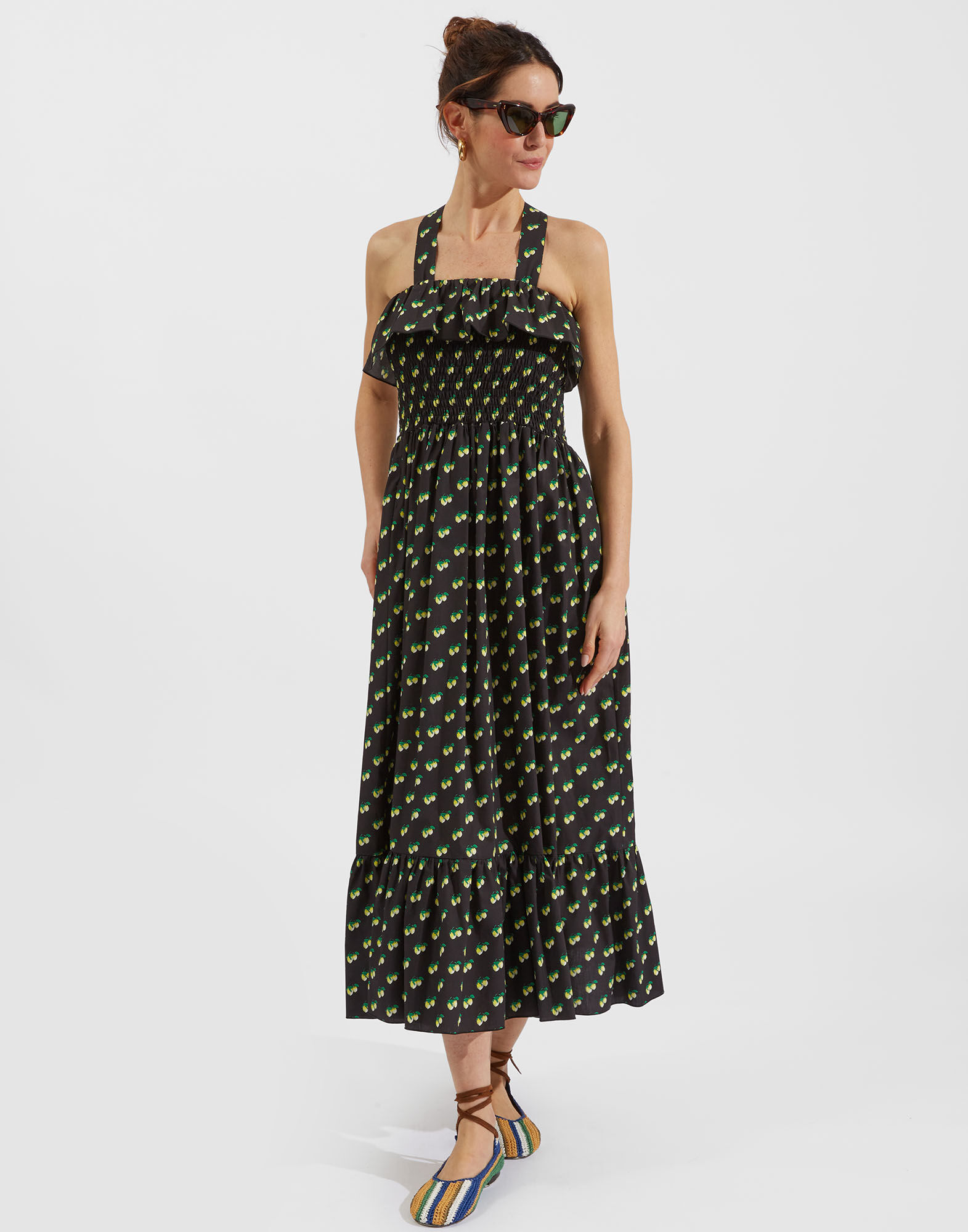 La DoubleJ Sunkissed Dress Limoncello DRE0478COT039LMN01BL01