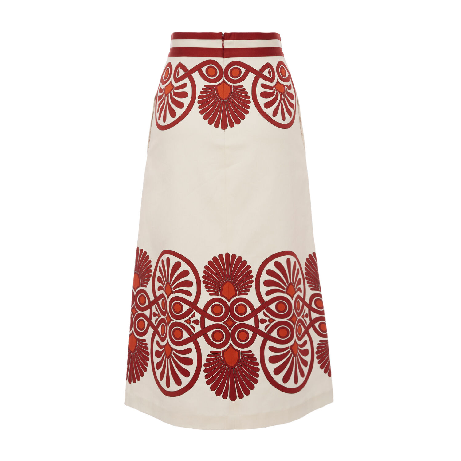 Shop La Doublej Baia Skirt In Medallion Placée Cream