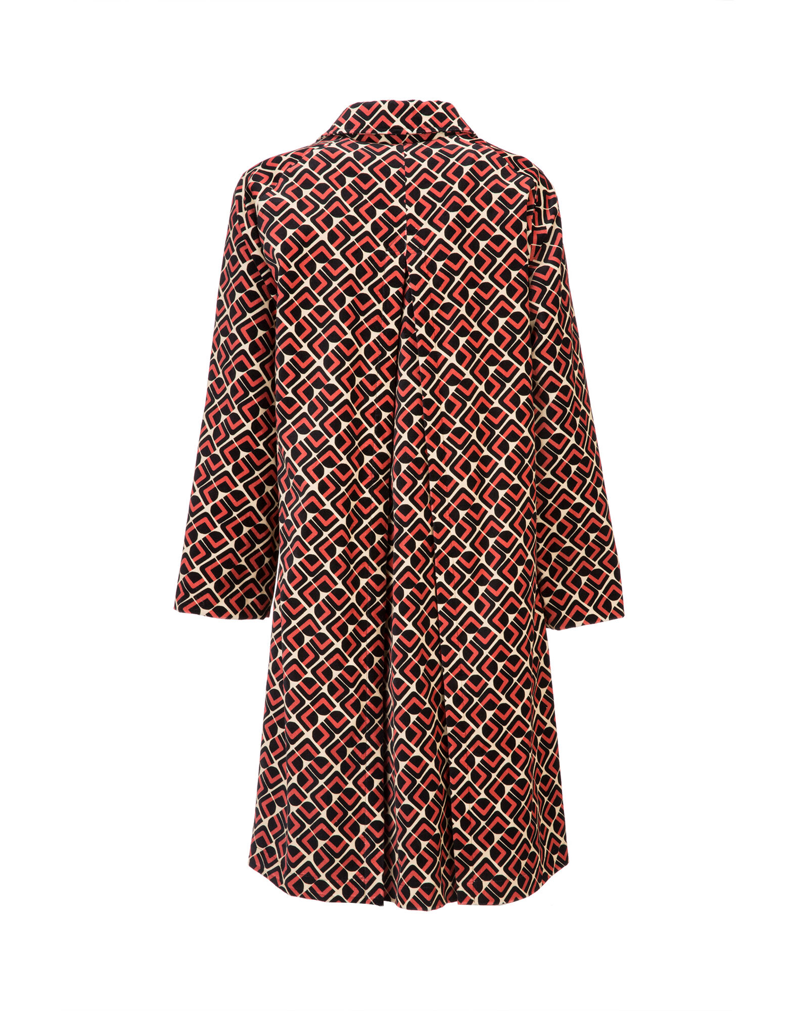 LaDoubleJ Velvet Loden Coat Domino Rosa JAC0003VEL001DOM0001