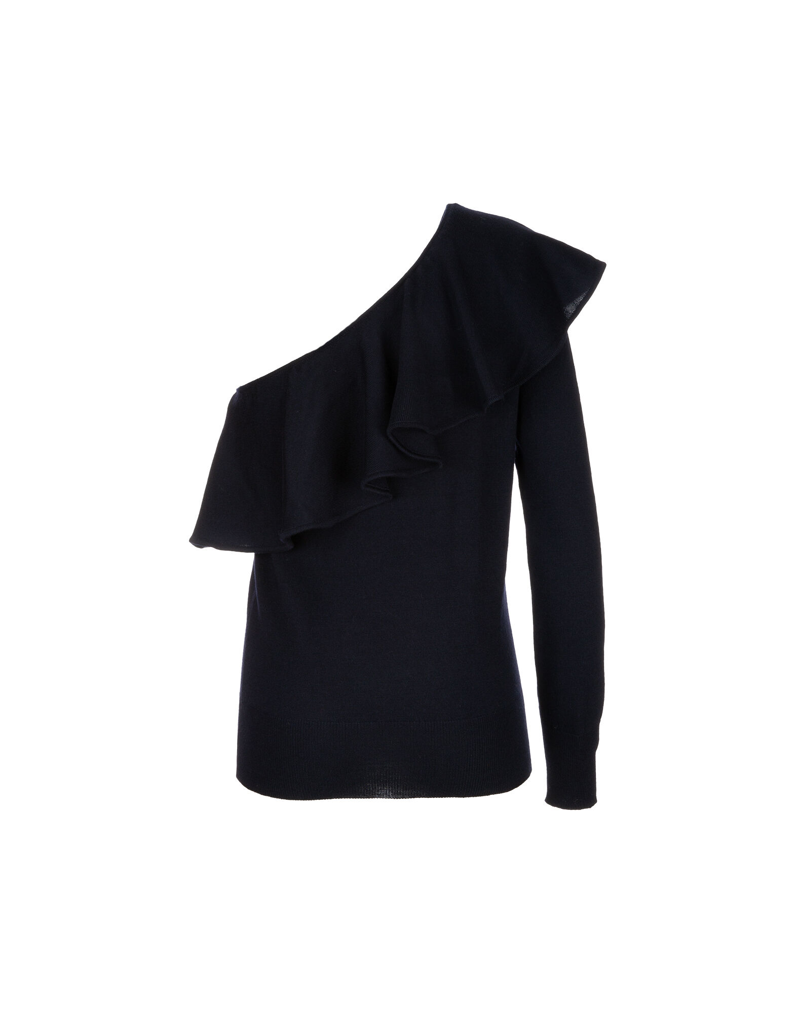 LaDoubleJ Supreme Top Tinta Unita Blu Navy PUL0014KNI008BLU0003