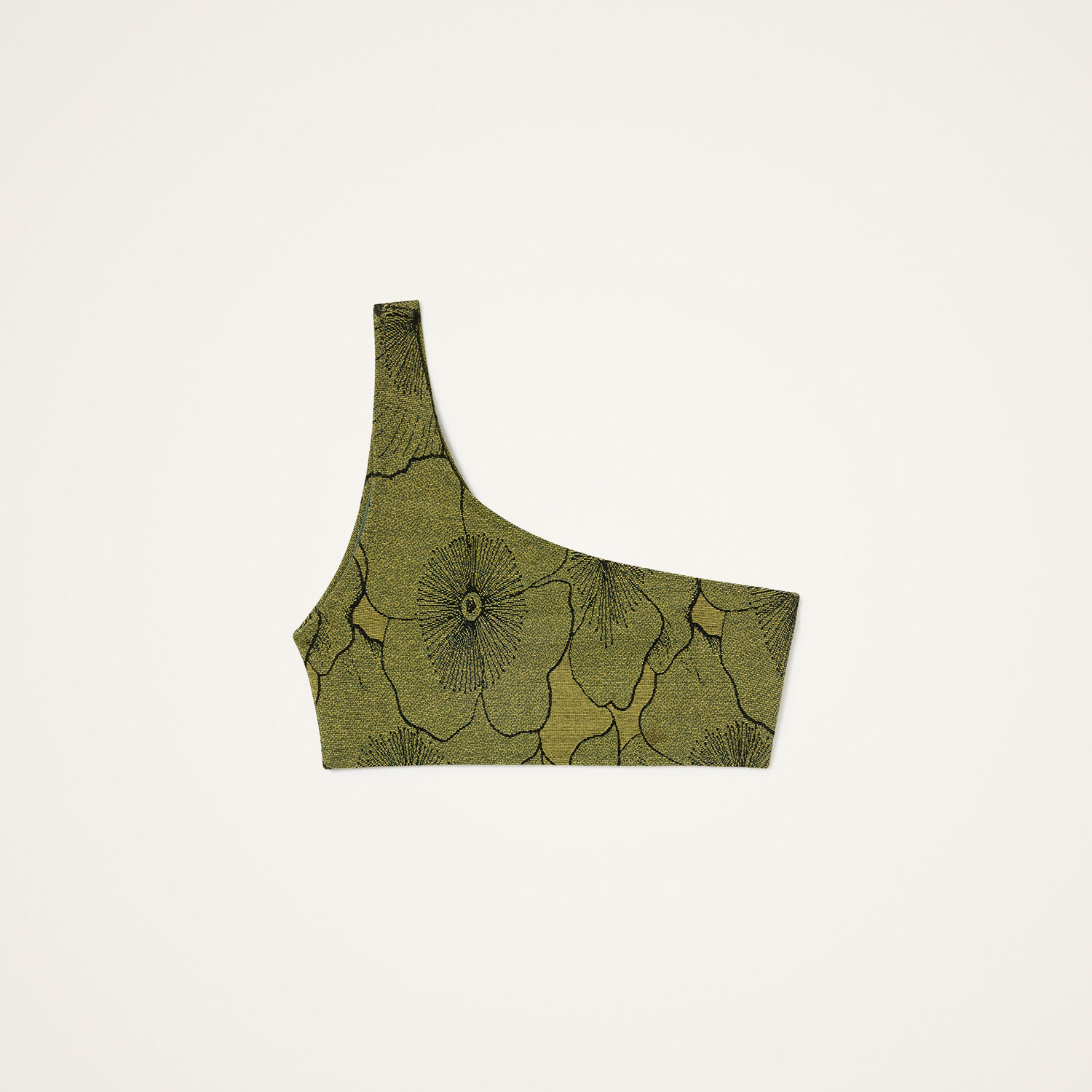La Doublej Goddess Bikini Top Primrose In Green