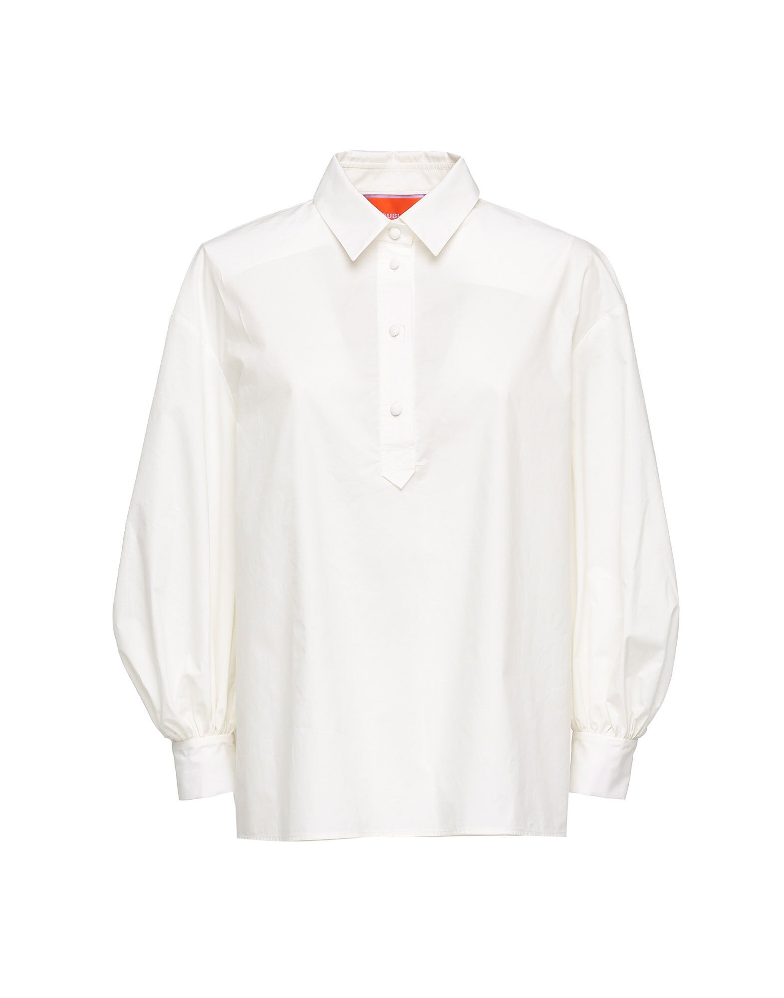 La DoubleJ Poet Shirt Solid White Smoke SHI0055COT001AVO0004