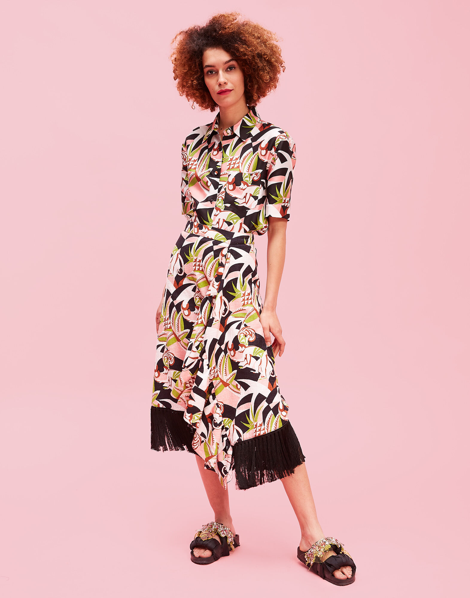 LaDoubleJ Jungle Skirt Tom Tom SKI0017COT005TOM0001