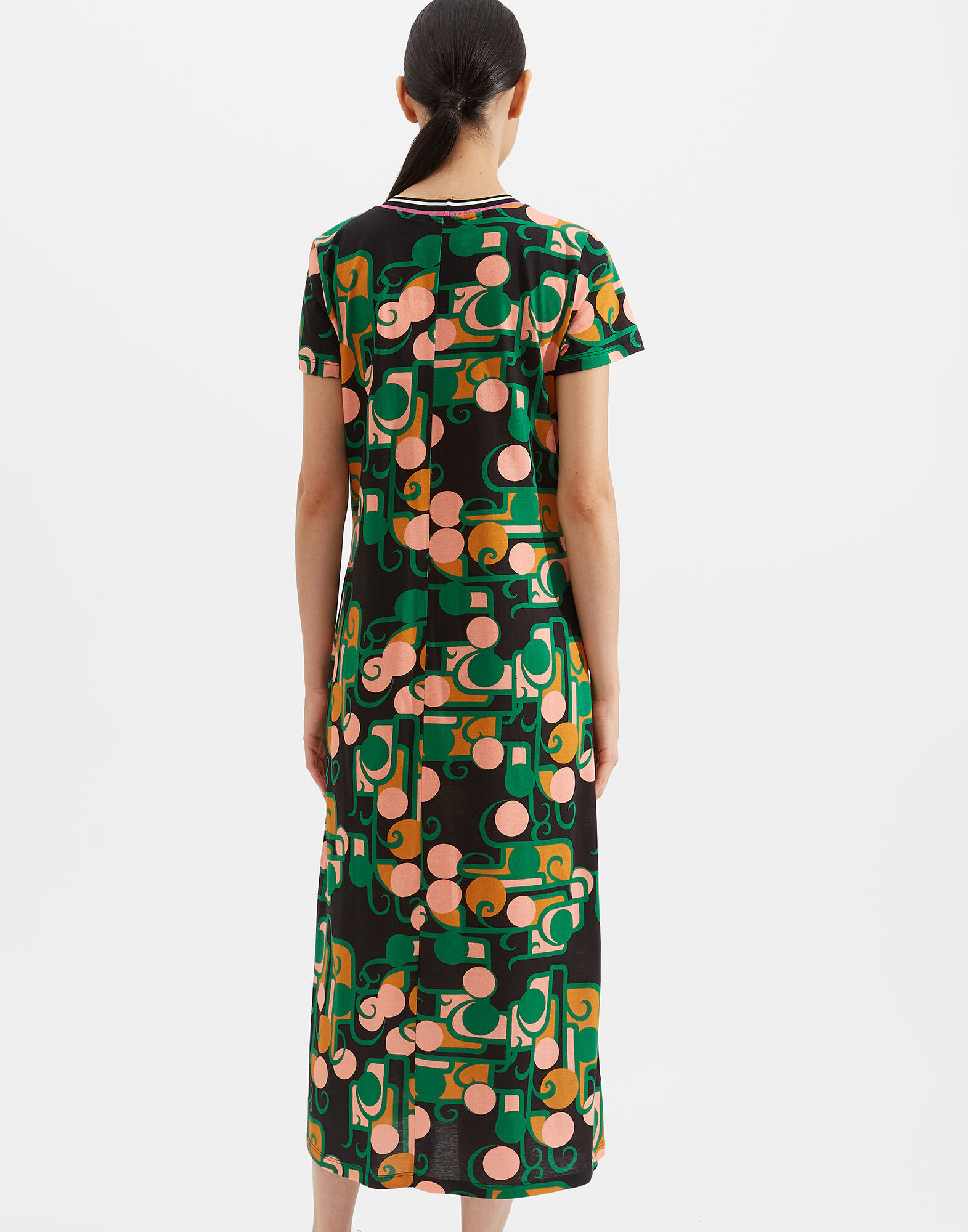 La DoubleJ Sporty Swing Dress Deco DRE0247JER002DEC0001