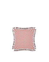 La DoubleJ Cushion With Fringes &#40;50X50&#41; Cubi Rosso CUS0009COT005CUB0005