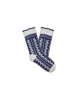 La DoubleJ Short Mountain Socks La DoubleJ Short Mountain Socks Star Bianco SOC0006WOL011STA0002