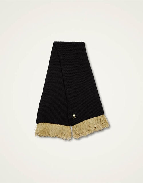 La DoubleJ High Kick Scarf La DoubleJ High Kick Scarf Anthracite SCA0046KNI098VA213GY03