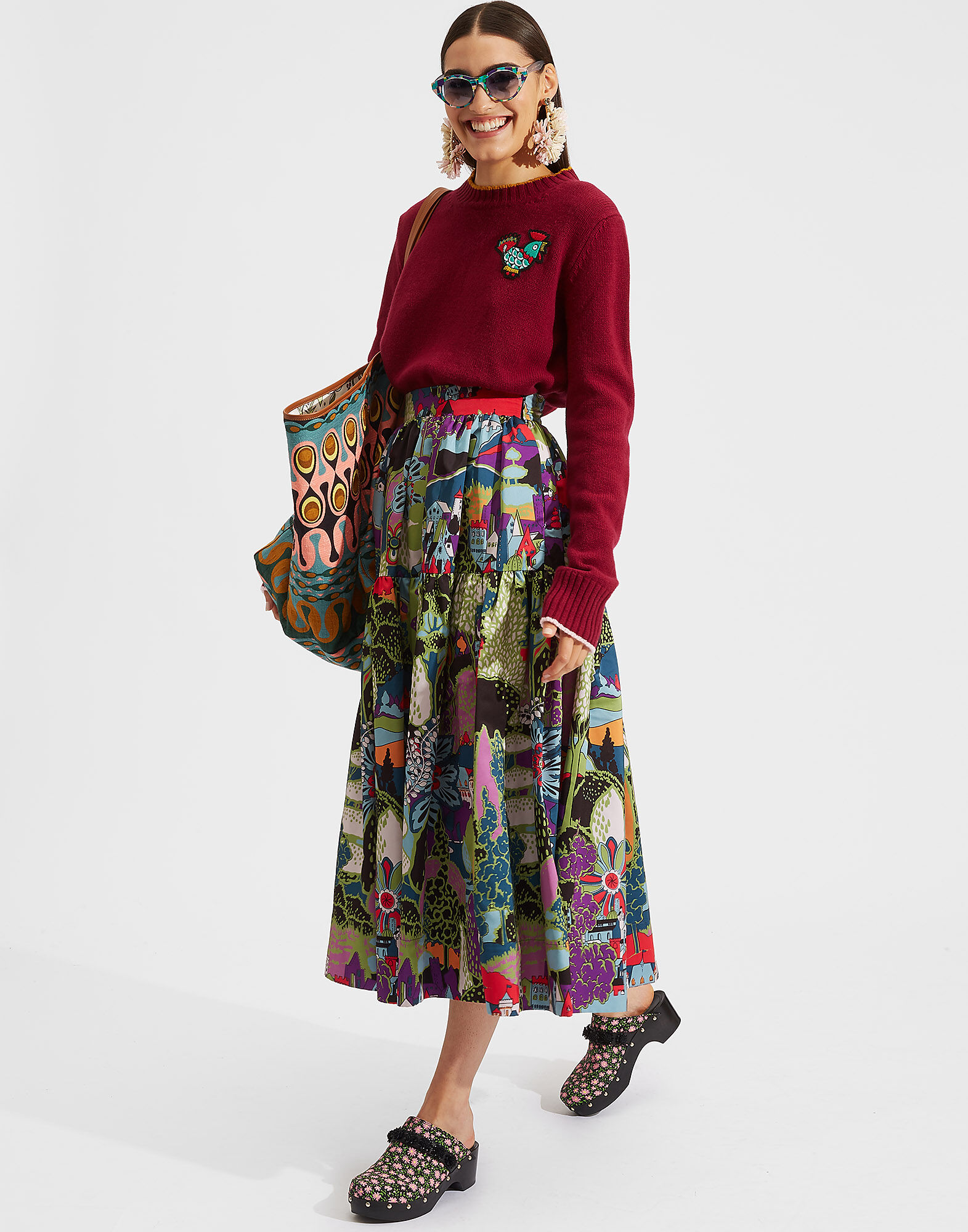 LaDoubleJ Crew Neck Magenta PUL0001KNI001MAG0001