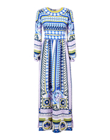 LaDoubleJ Pemberley Dress Ittica Blu DRE0129VIS004ITT0002