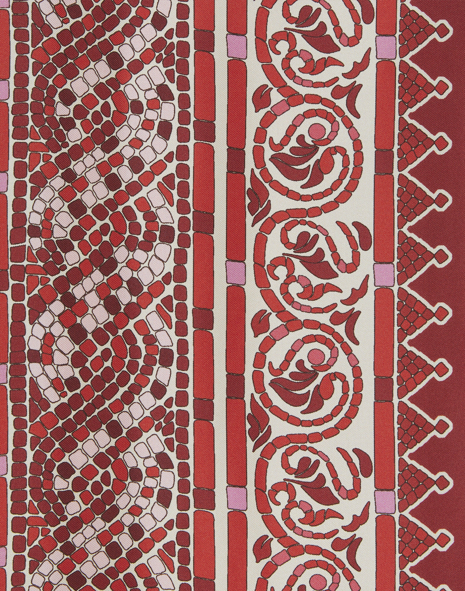 La DoubleJ Palazzo Pants Cobra Plac&eacute;e Red TRO0026SIL006COB01RE01