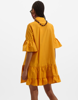 La DoubleJ Choux Dress Solid Yellow DRE0193COT001MAR0003