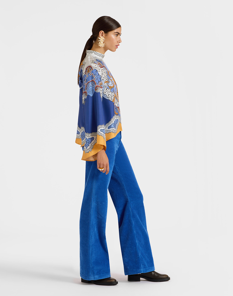 La DoubleJ Make An Exit Top La DoubleJ Make An Exit Top Portal Placée Light Blue TOP0117SIL006POR02BU01