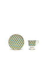 La DoubleJ Espresso Cup & Saucer Set of 2 La DoubleJ Espresso Cup & Saucer Set of 2 Cubi Verde DIS0007CER001CUB0007