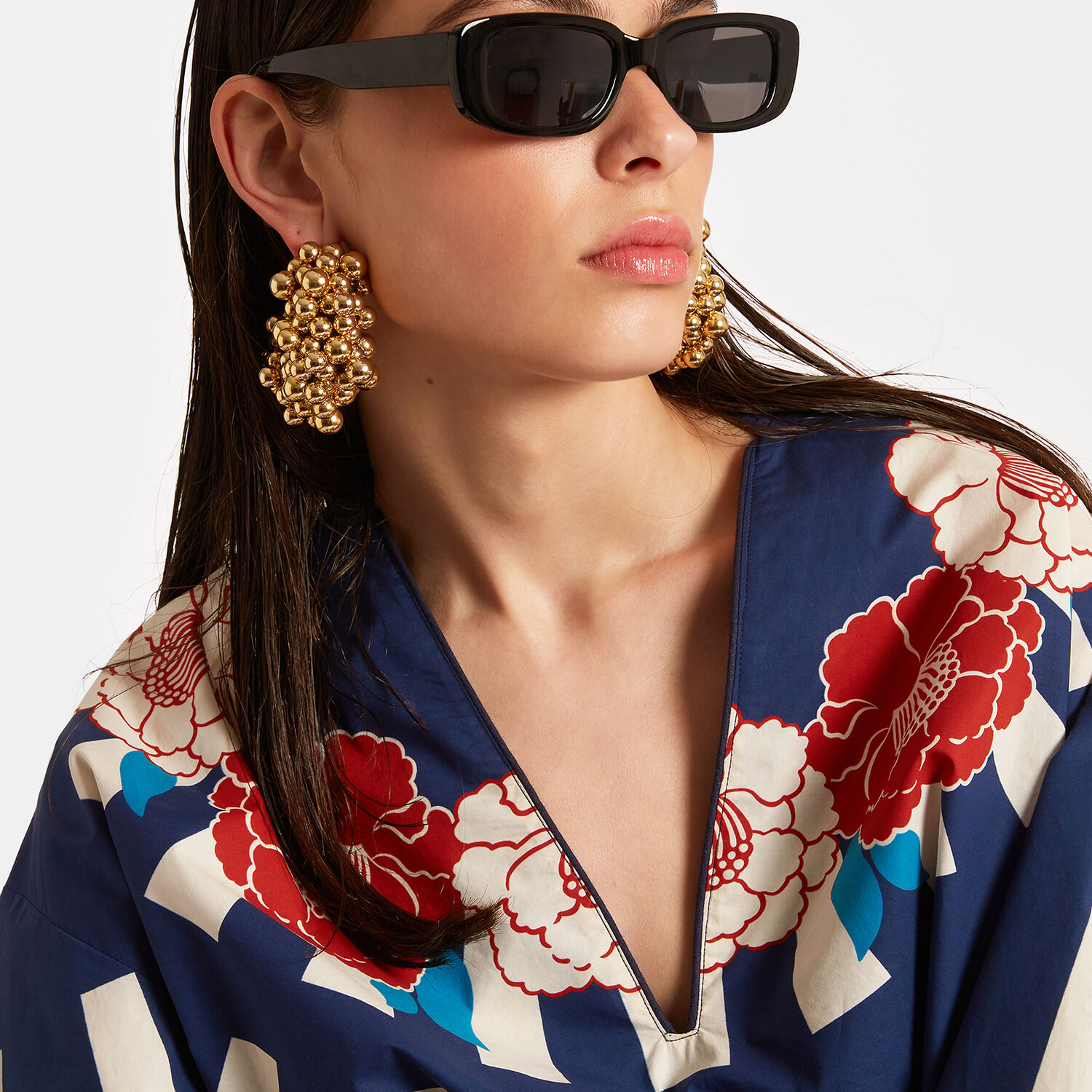 Shop La Doublej Jackie Shirt In Whitsun Placée Blue
