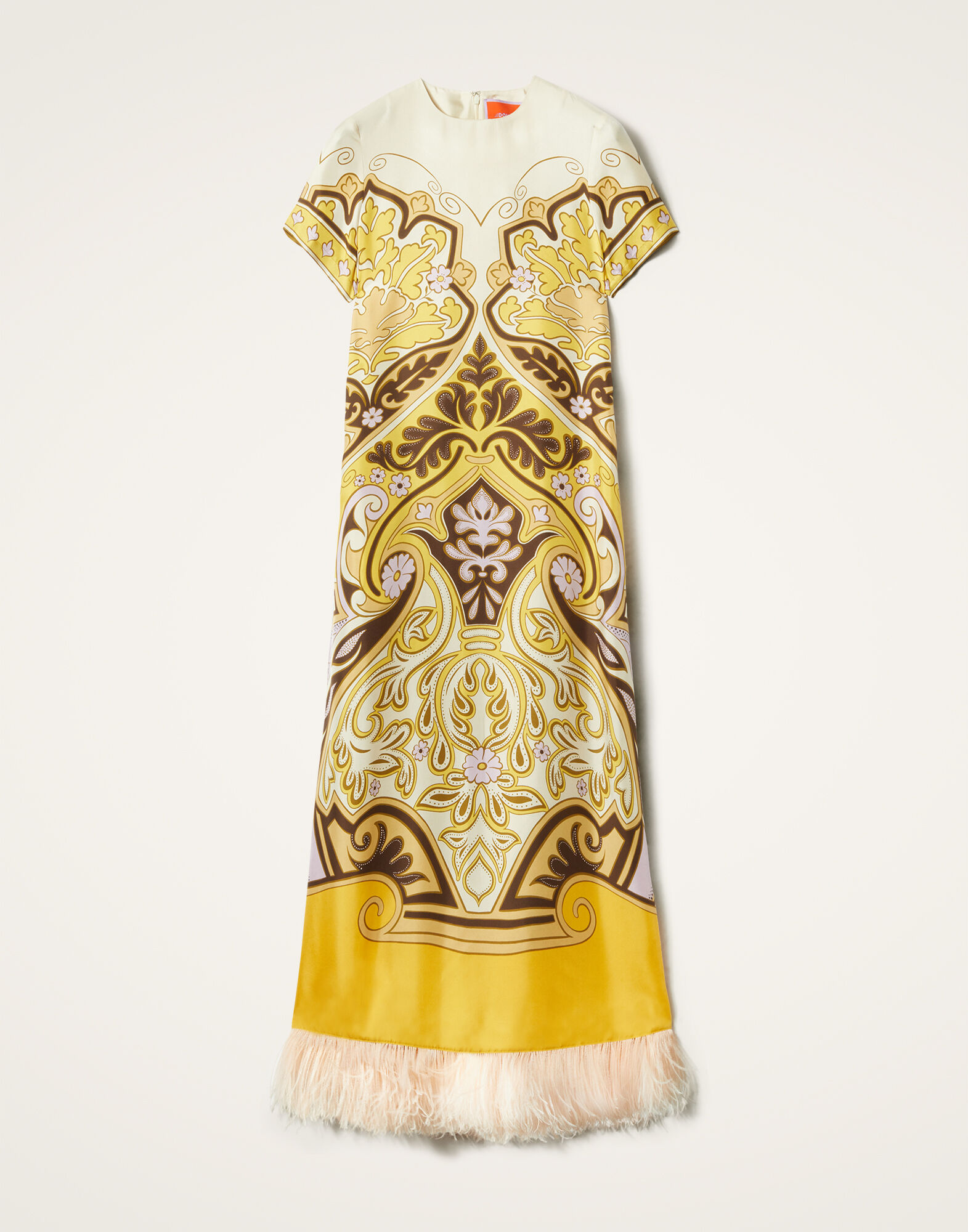 La DoubleJ Swing Dress Spells Plac&eacute;e Yellow DRE0864SIL006SPE01YE02