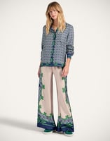 La DoubleJ Boy Shirt La DoubleJ Boy Shirt Mariposa Placée Green SHI0040SIL006MAR07GR02