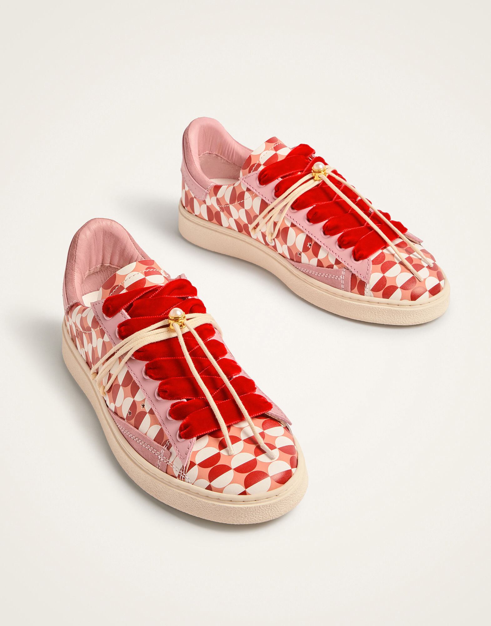 La DoubleJ All Time Low Top Sfere Pink SHO0112LEA017SFE01PI01