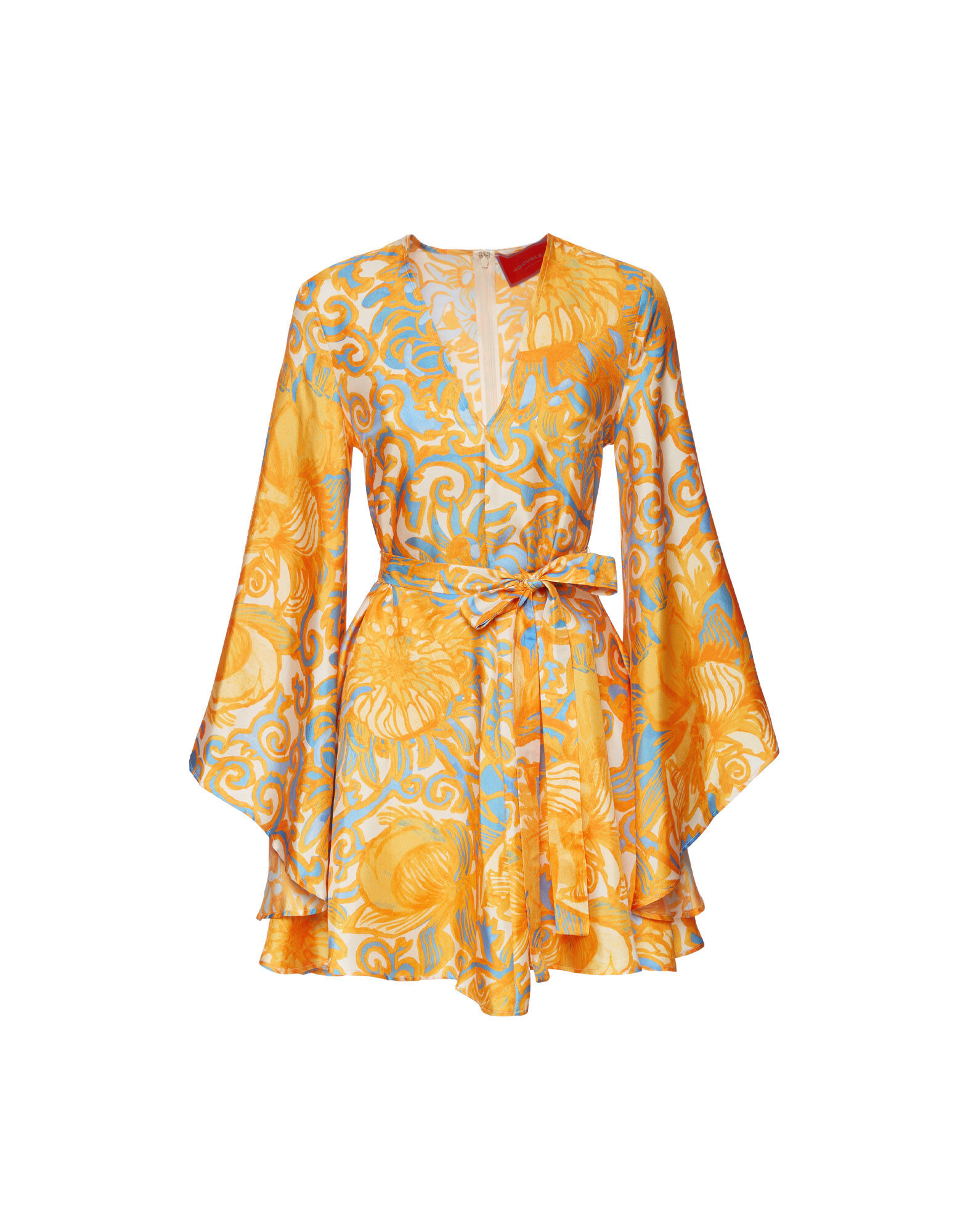 La DoubleJ Mini Magnifico Dress Anemone Orange DRE0561SIL001ANE01OR02