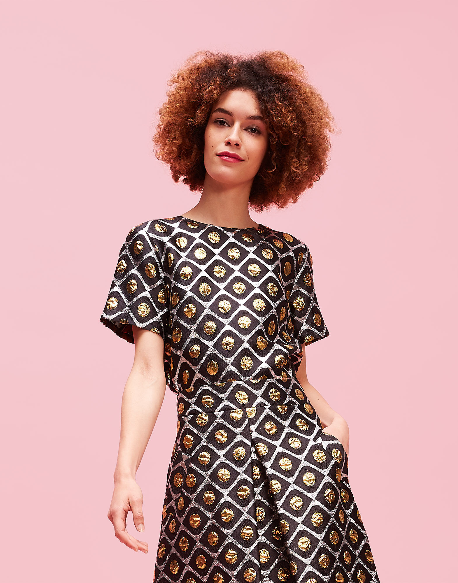 LaDoubleJ Jazzy Tee Pomodorini Oro SHI0014JAC010POM0002