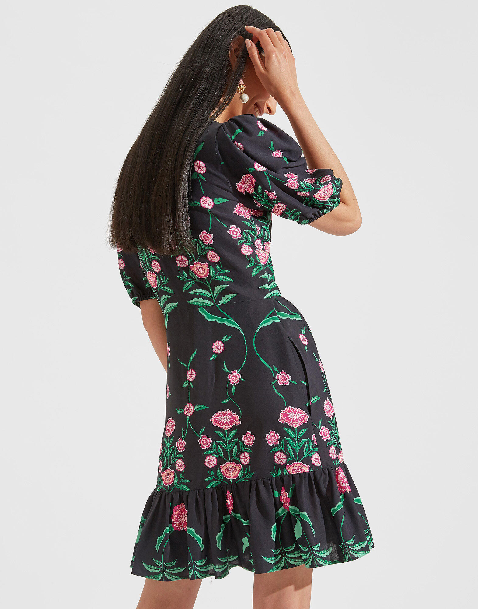 LaDoubleJ Coquette Dress Rosa DRE0249VIS001RSA0001