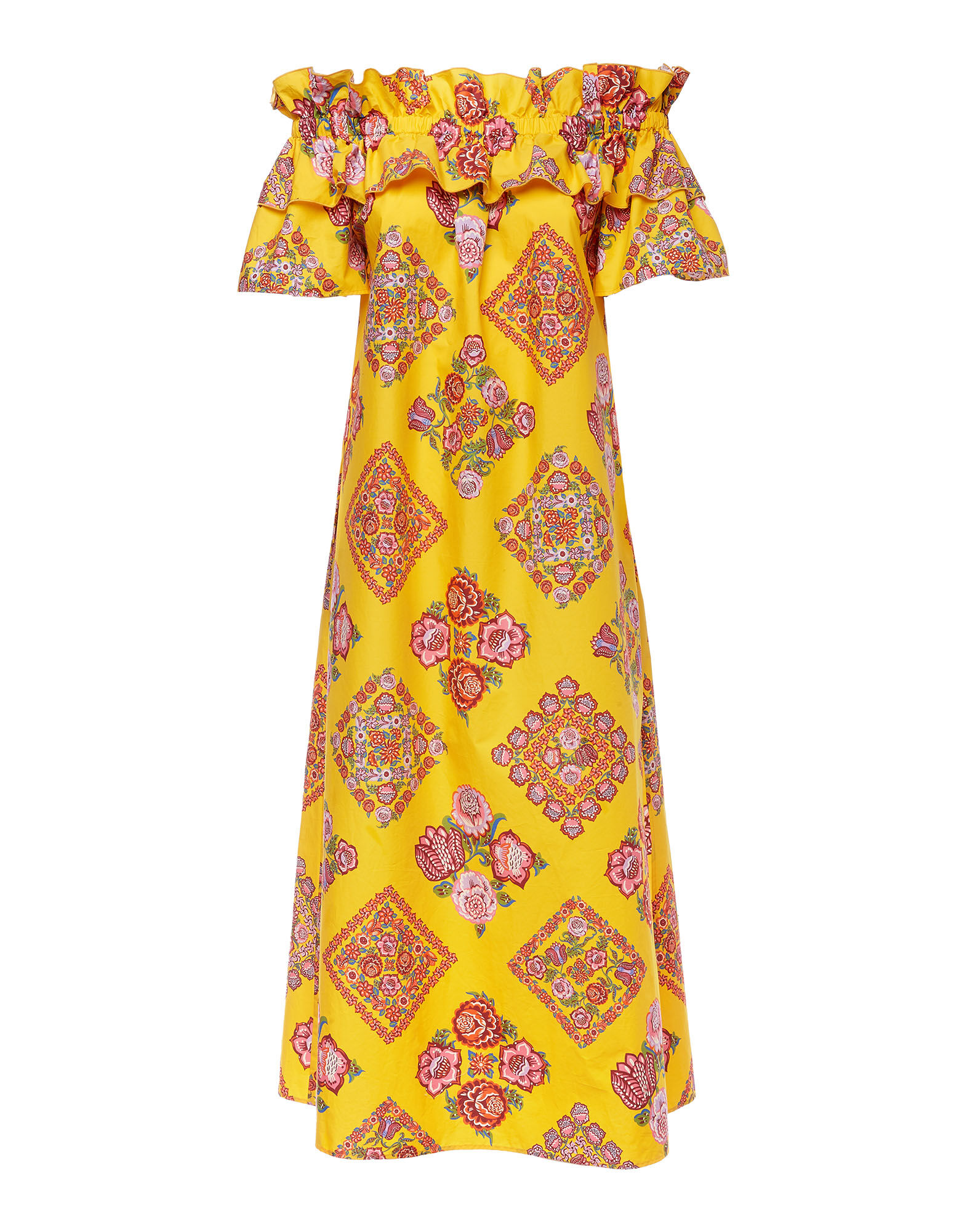 La DoubleJ Breakfast Dress Cowgirl Giallo DRE0331COT001COW0003