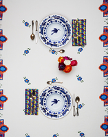 La DoubleJ Charger Plate La DoubleJ Charger Plate Wildbird Blu DIS0022CER001BIR0001