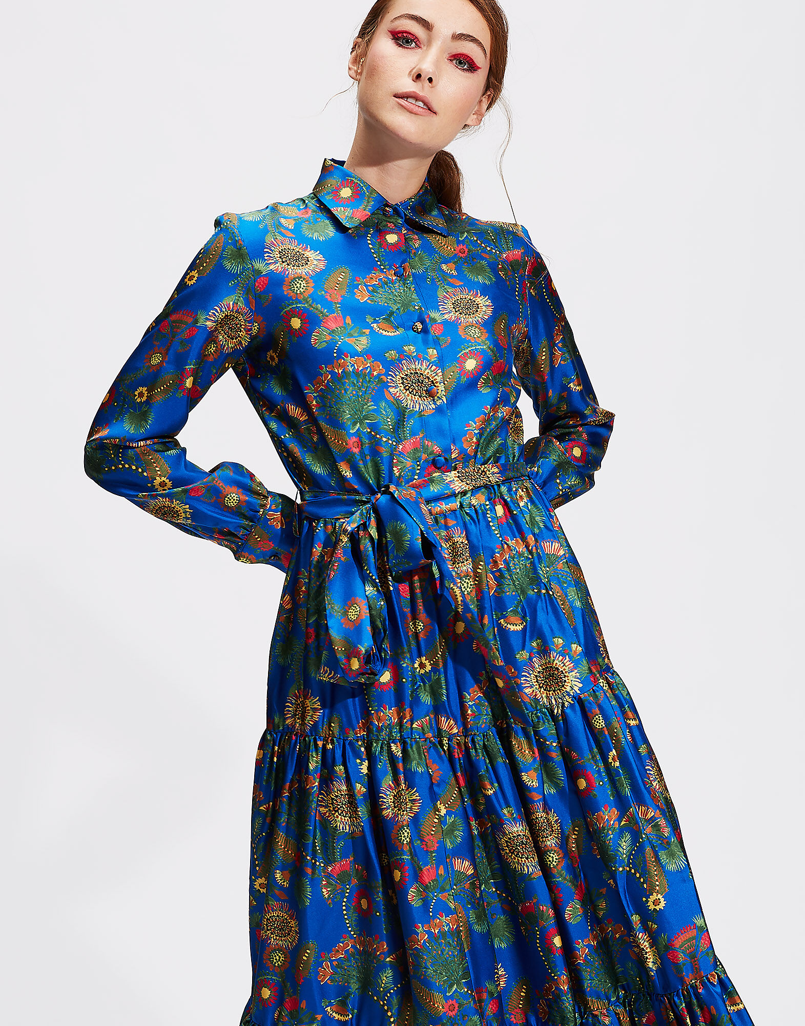 LaDoubleJ Bellini Dress Thistle Blu DRE0016SIL001THI0002