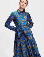 LaDoubleJ Bellini Dress LaDoubleJ Bellini Dress Thistle Blu DRE0016SIL001THI0002