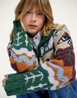La DoubleJ Chalet Cardigan La DoubleJ Chalet Cardigan Multicolor Camel & Lilac PUL0288KNI166VA399BR04