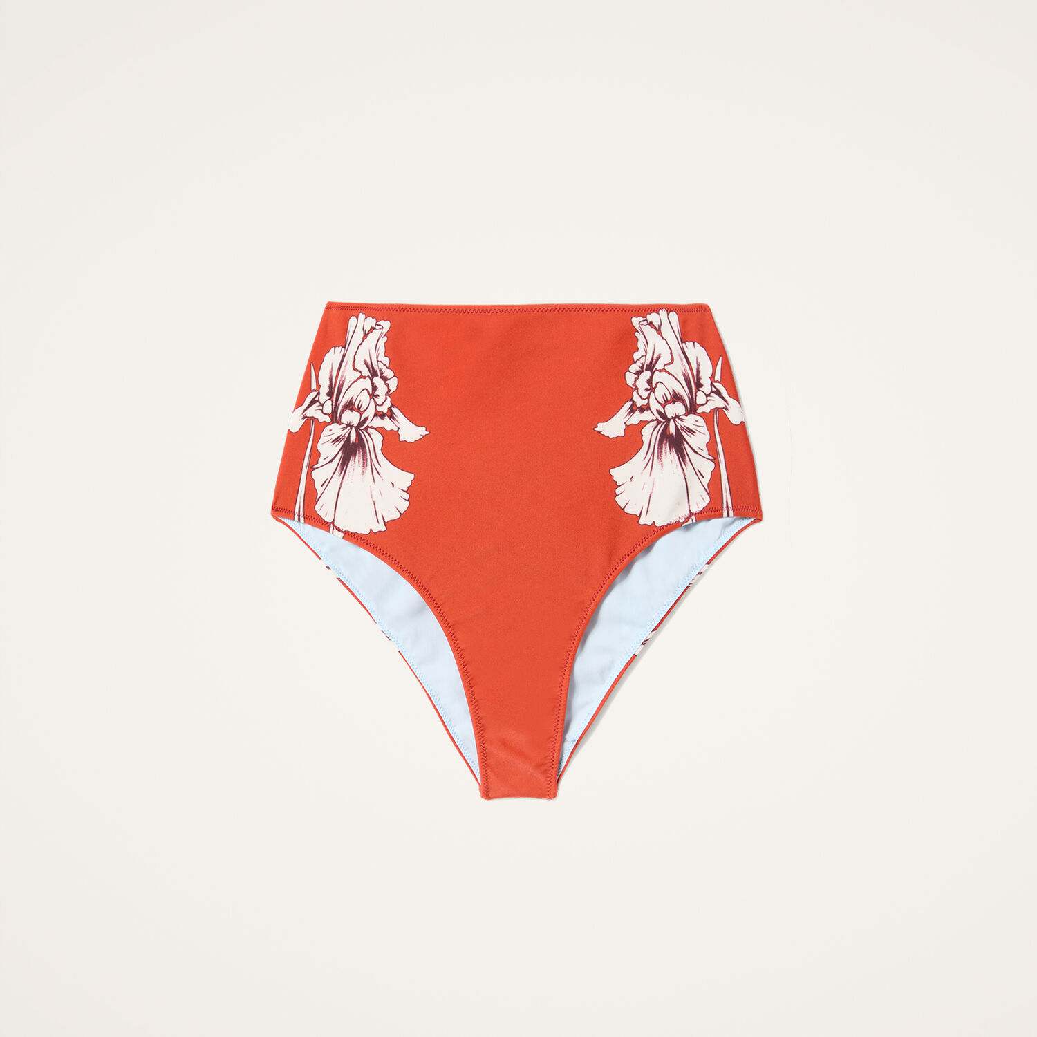 La Doublej Honey Bikini Bottoms Dark Orange In Orange