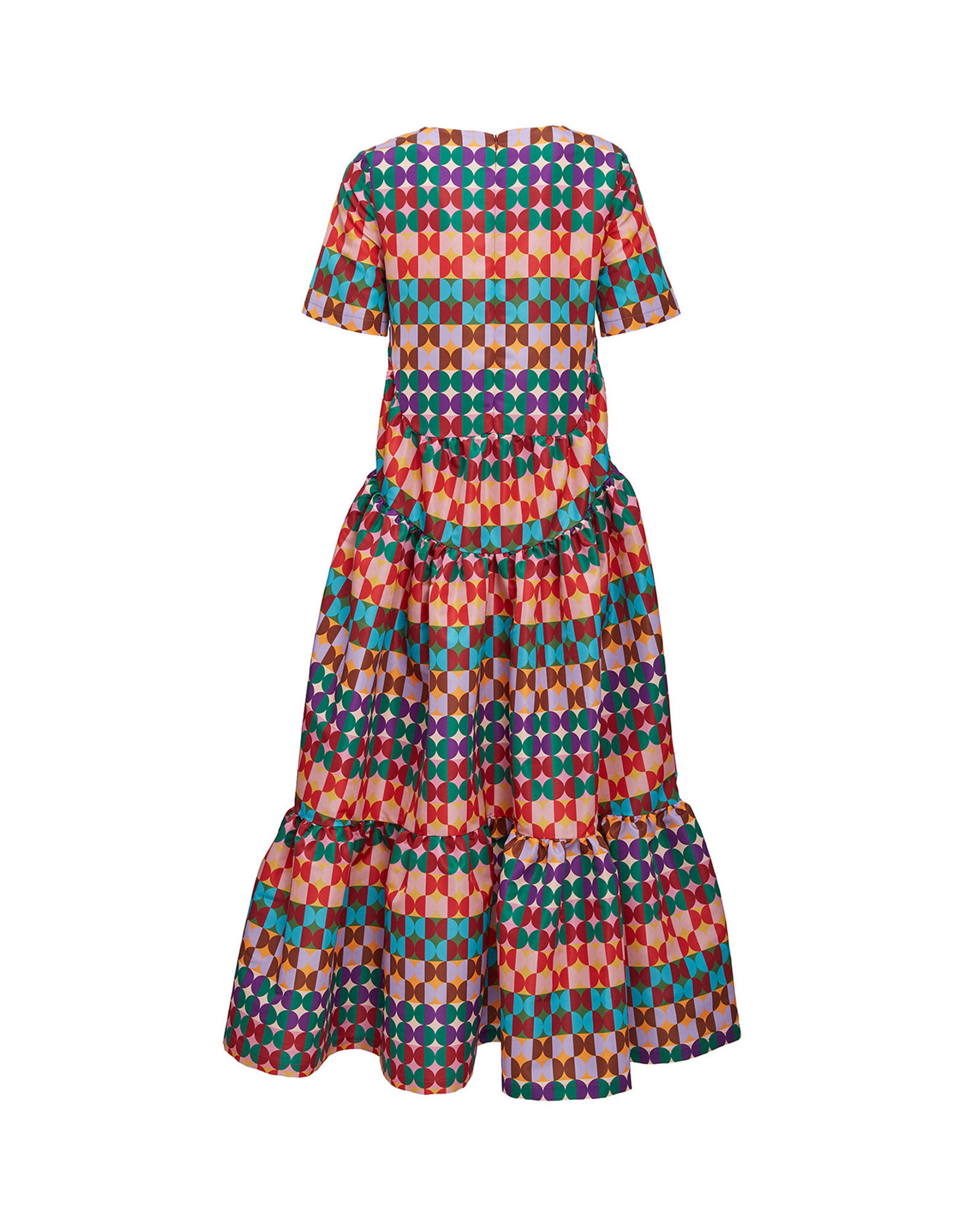 La DoubleJ Belle Dress Mezzaluna Rainbow DRE0428FAI001MEZ0005